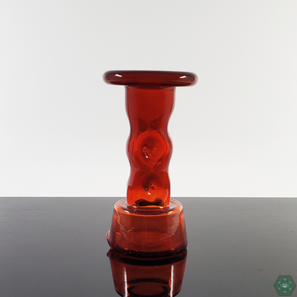 Various color options of the Durin Glass Cooling Tower Puffco Attachment, allowing for a customized look.