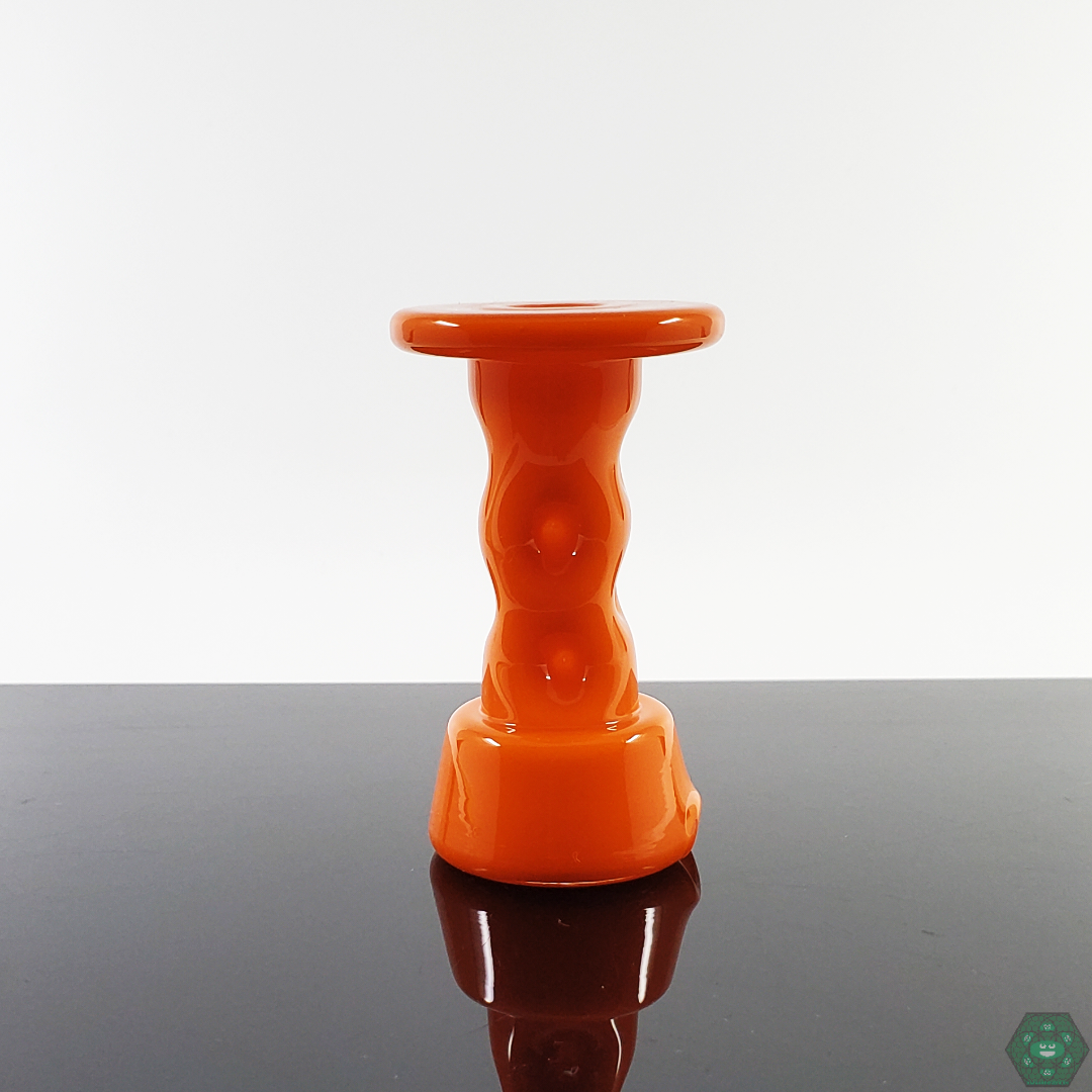 Durin Glass Cooling Tower Puffco Attachment in use, delivering a smooth, waterless cooling experience.