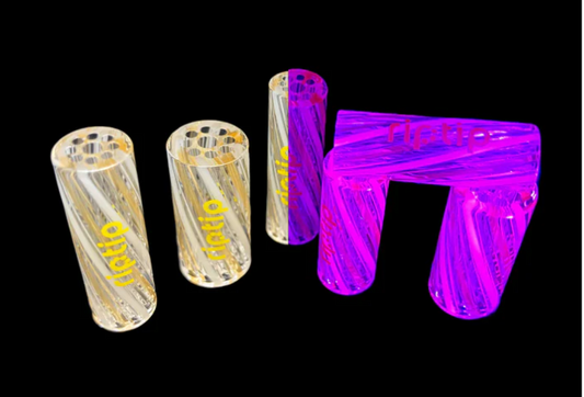Gordo Scientific Rip Tips - Pink Champagne (UV) Pinstripe