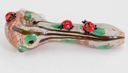 Empire Glassworks Lady Bug Mini Spoon Pipe
