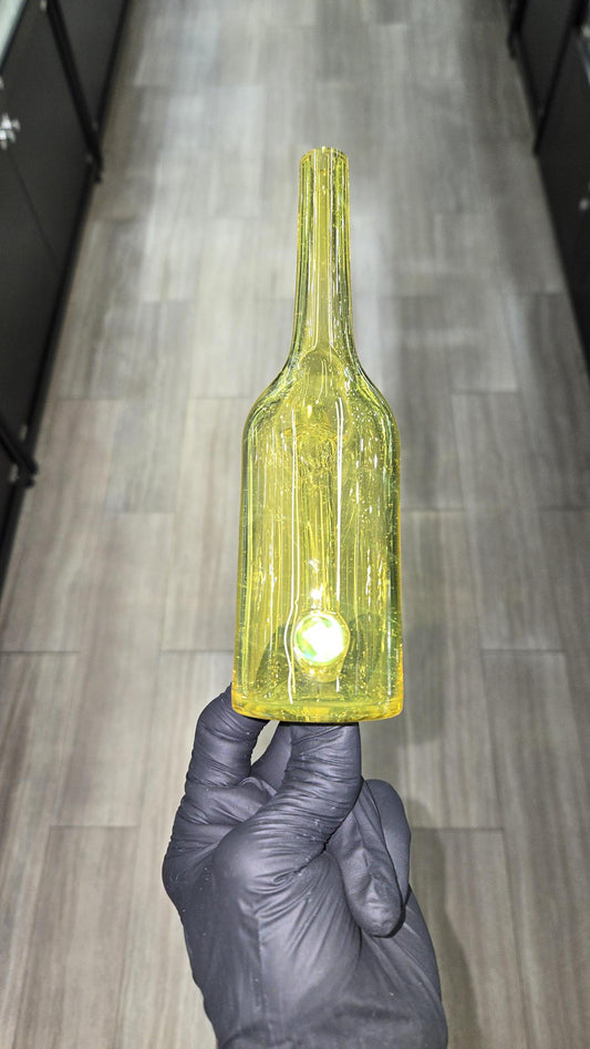 The Glass Mechanic - Terps Encased Opal Sake Bottle