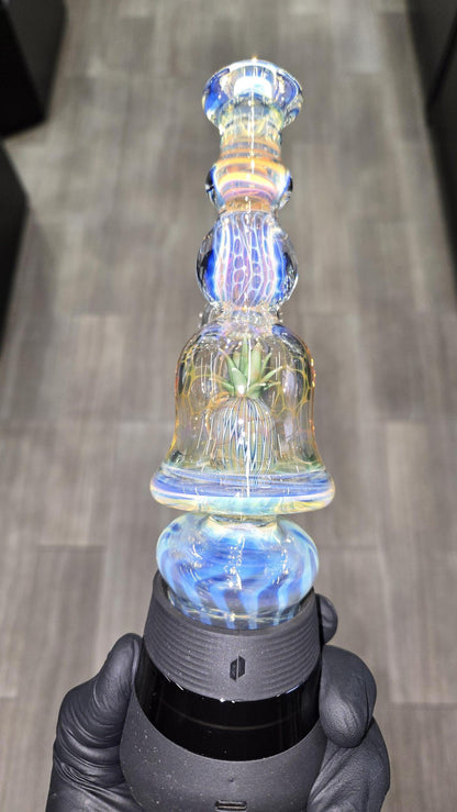Hondo Glass - Fumed Pineapple Perc Puffco Peak/Pro Wet Attachmet