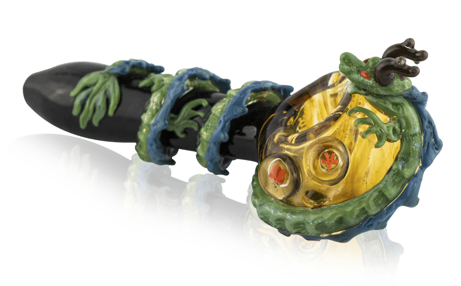 Empire Glassworks Dragon Sphere Large Spoon Pipe