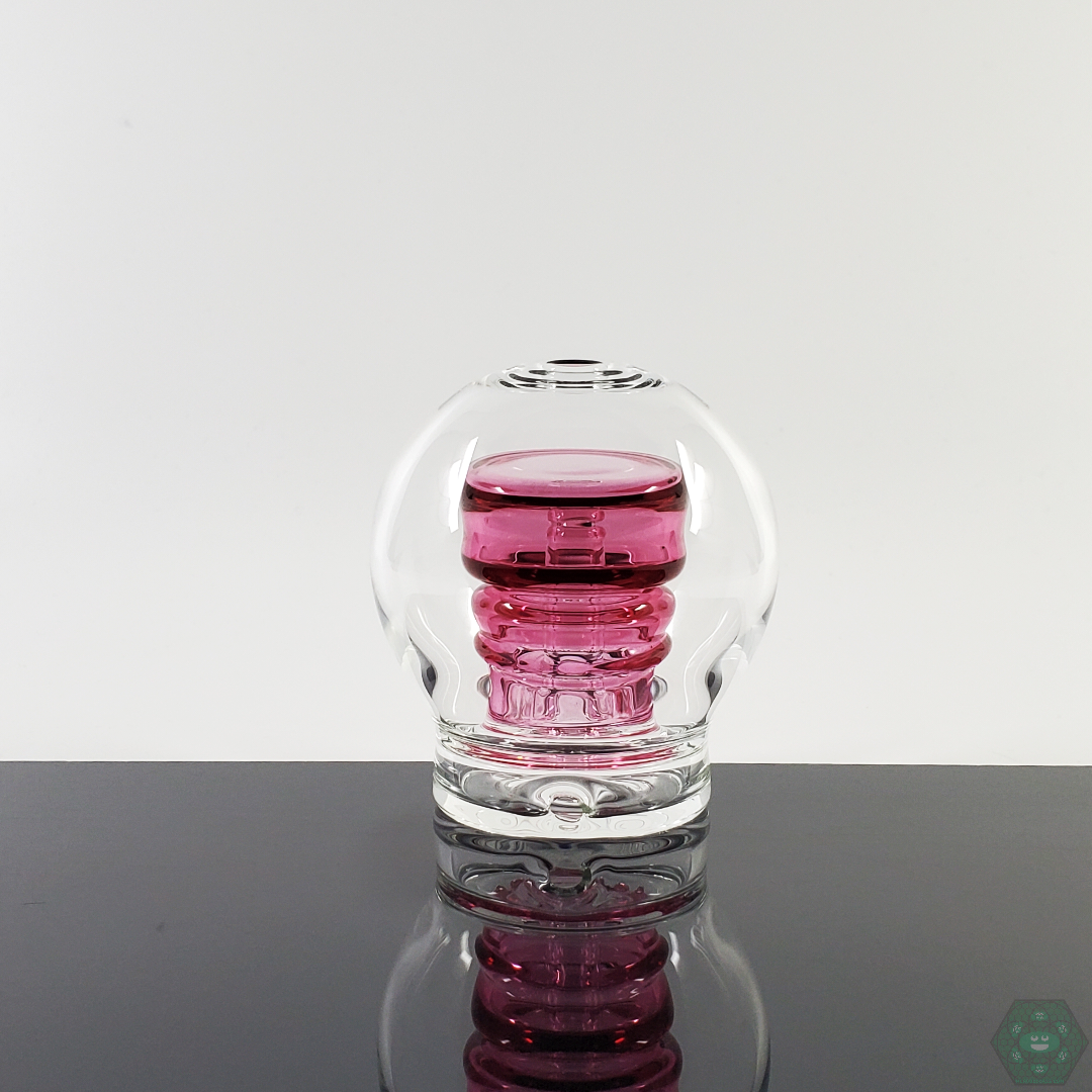 Flexer Jones Sphere Top with Colored Perc - Stylish Puffco Attachment