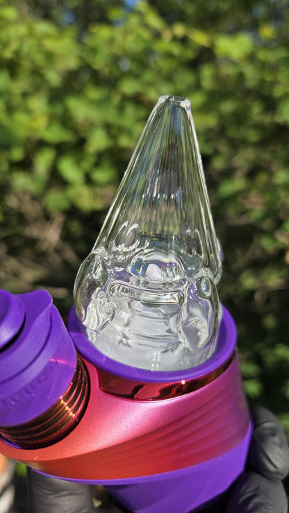Sleeps - Clear Faceted With Opal Dry Puffco Peak/Pro Attachment #3