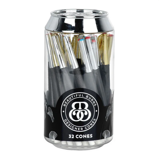 Beautiful Burn Designer Pre-Rolled Cones Black & Gold