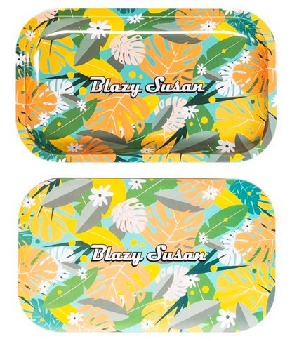 Blazy Susan - Metal Rolling Tray with Lid