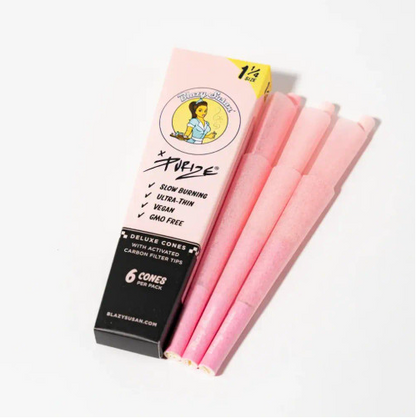 Blazy Susan - Pre-Rolled Cones 1-1/4 With Purize Filter Tips (6ct)