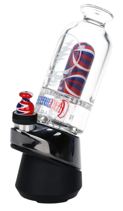Grateful Dead x Pulsar Sandblast Stealie Attachment Set for Puffco Peak & Peak Pro