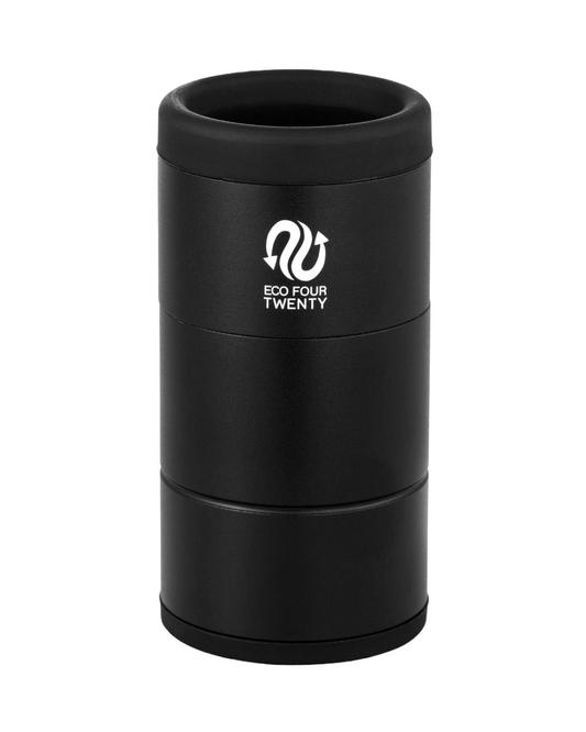 Eco Four Twenty Personal Air Filter, a compact and eco-friendly smoke odor eliminator with a replaceable filter for 500+ uses.