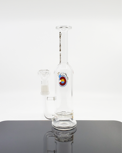 Glass Lab 303 Turbine Perc Straight Bottle - Smooth Hits with Turbine Filtration