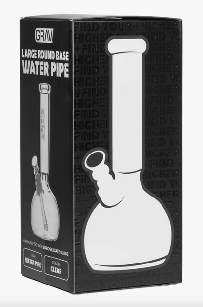 Grav - Large Round Base Water Pipe