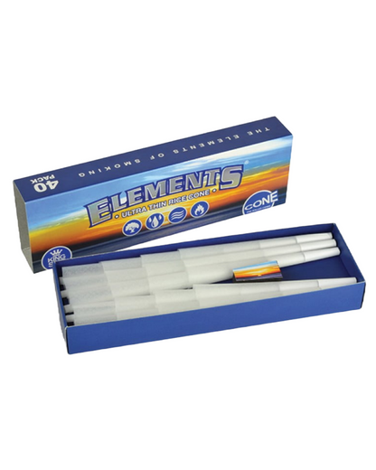Element Pre-Rolled Cones – Convenient, pre-rolled rice paper cones for easy filling and on-the-go smoking.