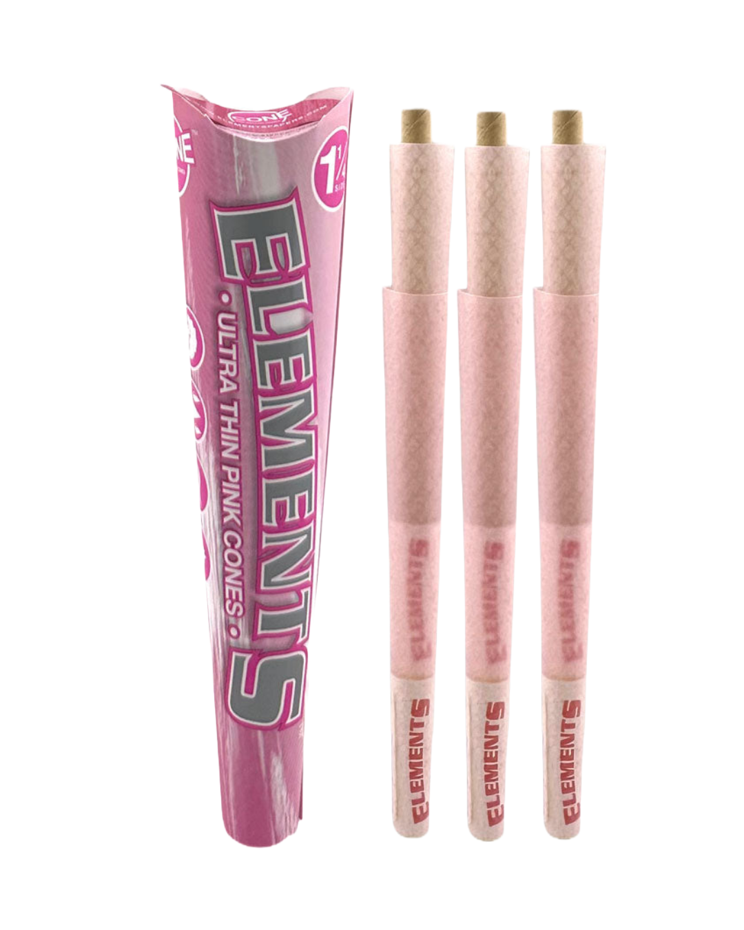 Element Pre-Rolled Cones – High-quality rice paper designed for an even, slow burn and clean smoking experience.