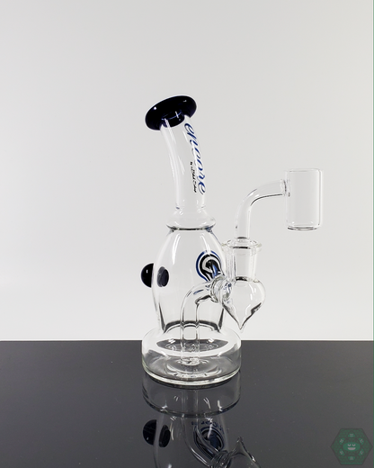 Encore Glass 6” The Peanut, a mini rig perfect for on-the-go sessions, offering efficient filtration in a small size.