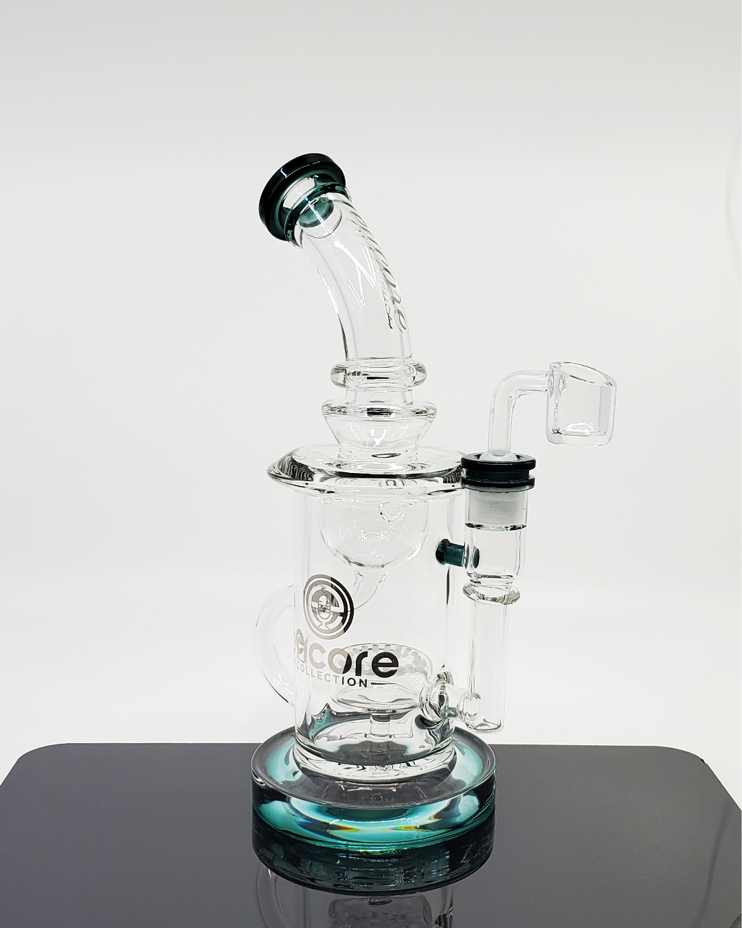 Encore Glass 75MM Heavy Duty Recycler, delivering clean, filtered hits with robust construction, perfect for daily use