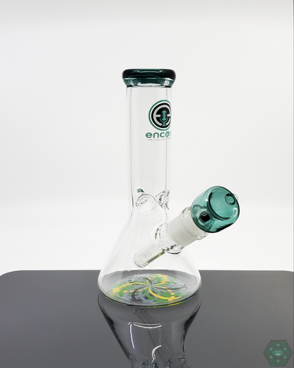  Encore Glass Spiral Base Beaker with a removable 14mm to 18mm downstem for easy cleaning