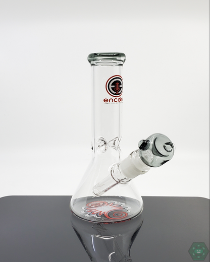 Encore Glass Wig-Wag Beaker with a 14mm female 90-degree joint and included 14mm male slide.