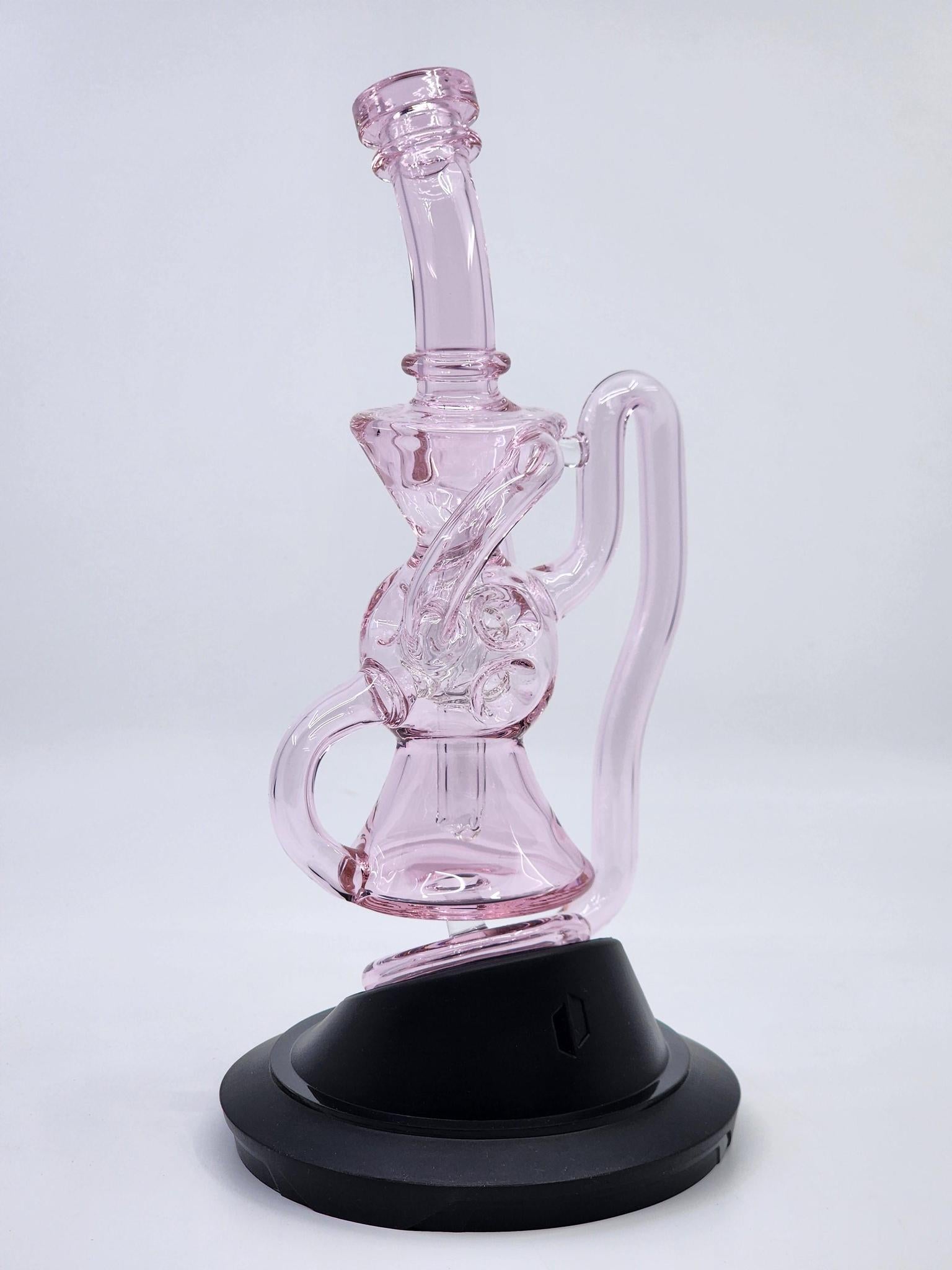 Exo Recycler Puffco Attachment displayed without the Puffco glass stand, highlighting its durable construction.
