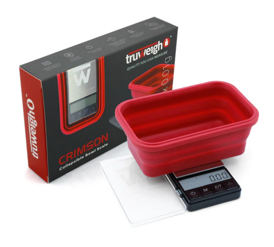 Truweigh CRIMSON Collapsible Bowl Scale 200g x 0.01g