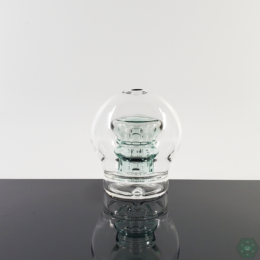 Flexer Jones Sphere Top with Colored Perc - Stylish Puffco Attachment