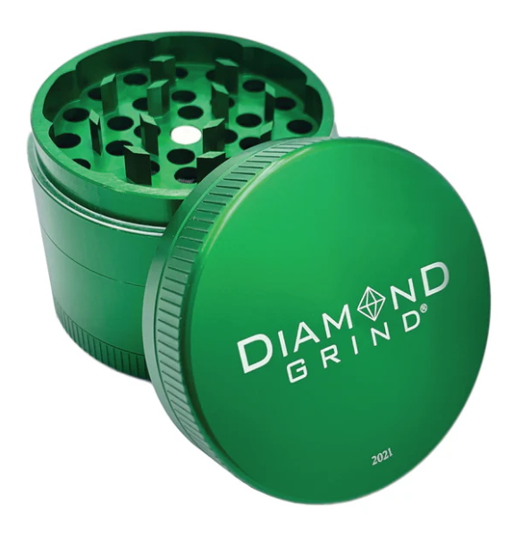 Diamond Grind - 56mm Anodized 4 Piece Grinder
