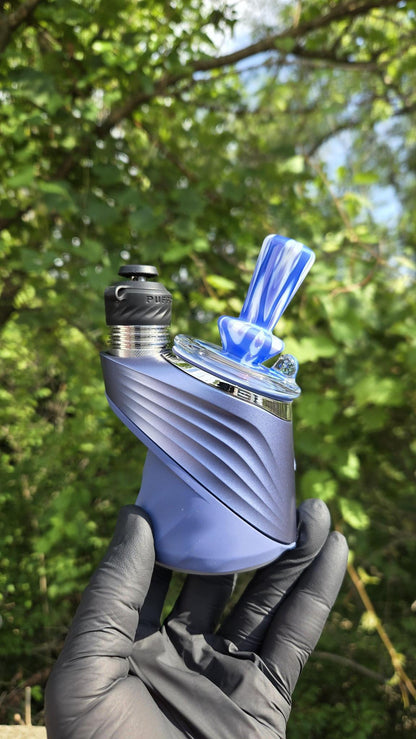 Indo Glass X Geoffmade - Clear Bottom Frit Work Dry Peak/Pro Attachment #2