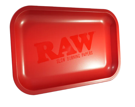 RAW - Matte Red Rolling Tray - Small