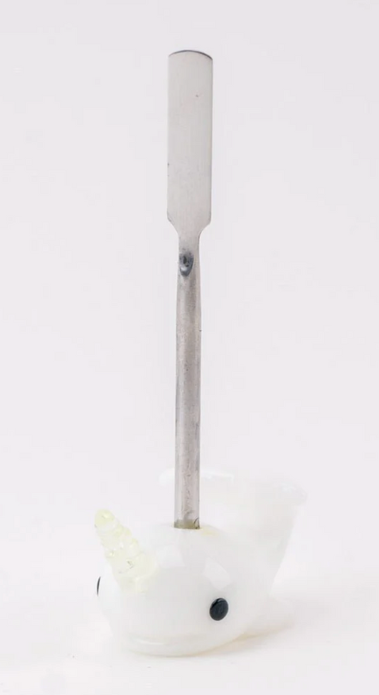 Empire Glassworks Radioactive Narwhal Dabber