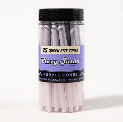 Blazy Susan - Purple Pre Rolled Cones 50ct Jar