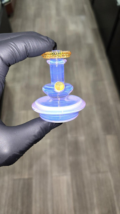 Gatez Glass - Neo Opal Dry Top Puffco Peak/Pro Attachment