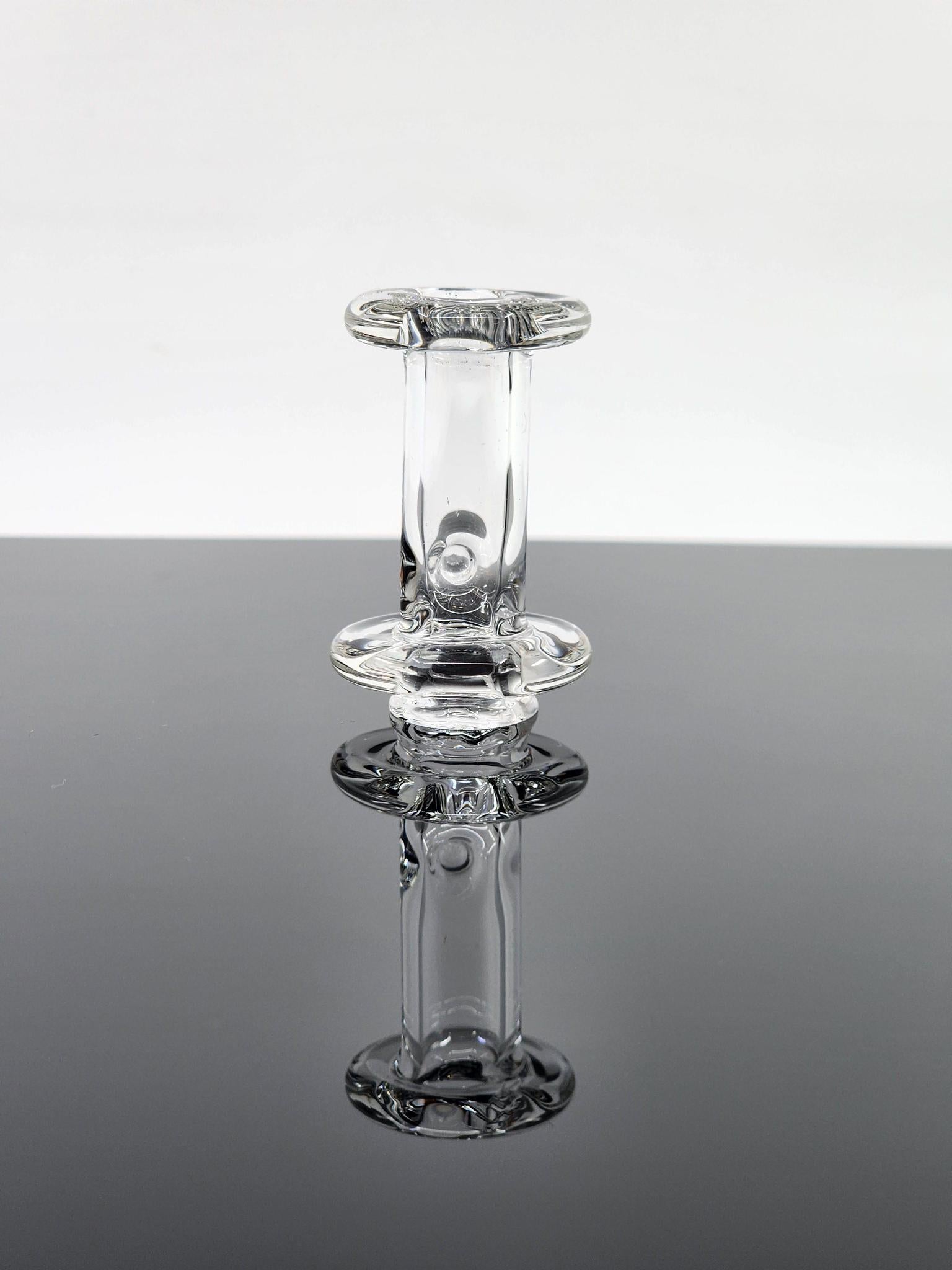 FSU Glass Clear Pivot Mouthpiece with Splash Guard for Smooth, Clean Hits and Enhanced Functionality