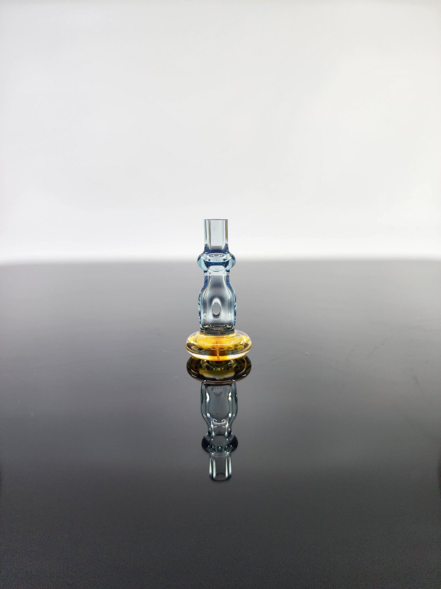 Gatez Glass Fumicello 3DXL Joystick Cap with unique design for enhanced dabbing control and improved vapor distribution.