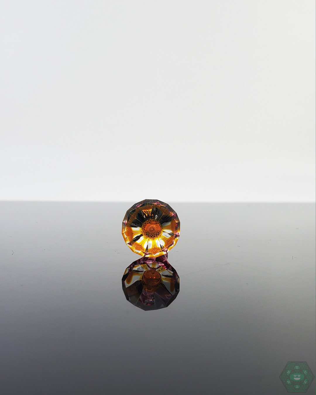 Display of the colorful and eye-catching gem shapes on Gatez Glass Joystick Caps.