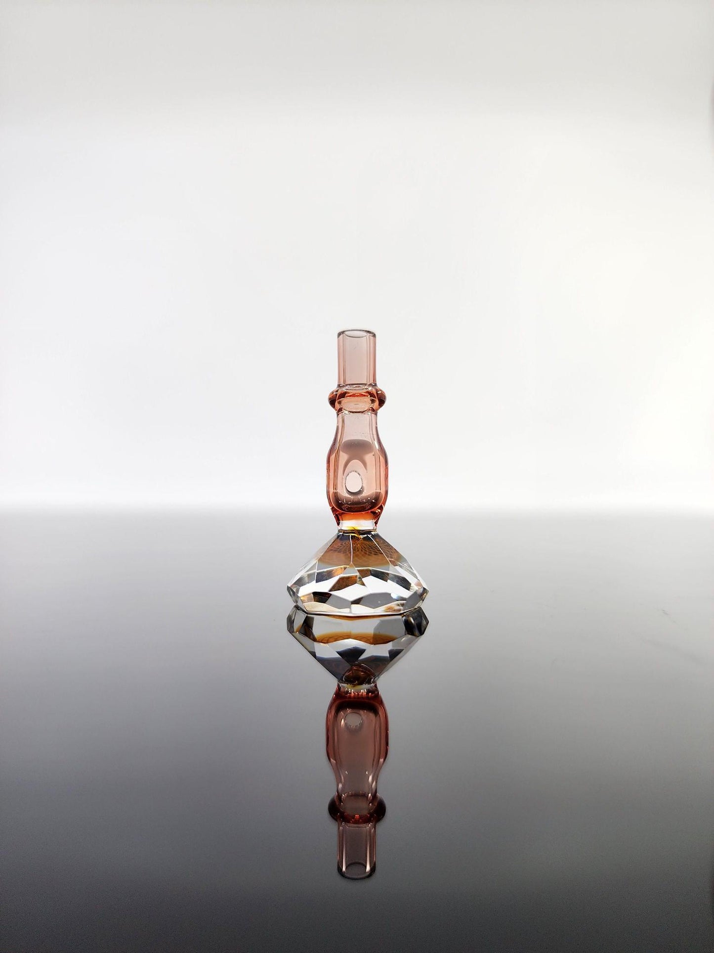 Gatez Glass 3DXL Gem Joystick Caps in use, enhancing a smooth dabbing experience.