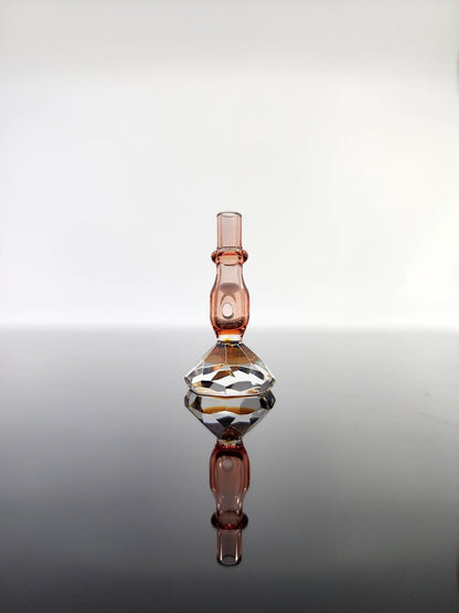 Gatez Glass 3DXL Gem Joystick Caps in use, enhancing a smooth dabbing experience.