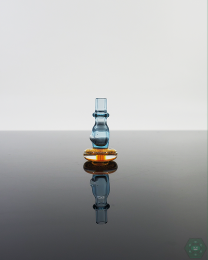 Gatez Glass Fumicello 3DXL Joystick Caps in action, providing precise control during dabbing.