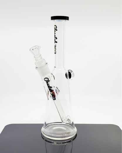 Glass Lab 303 10" Cone Beaker in use, offering smooth filtration and a stylish, compact design with a 14mm joint.