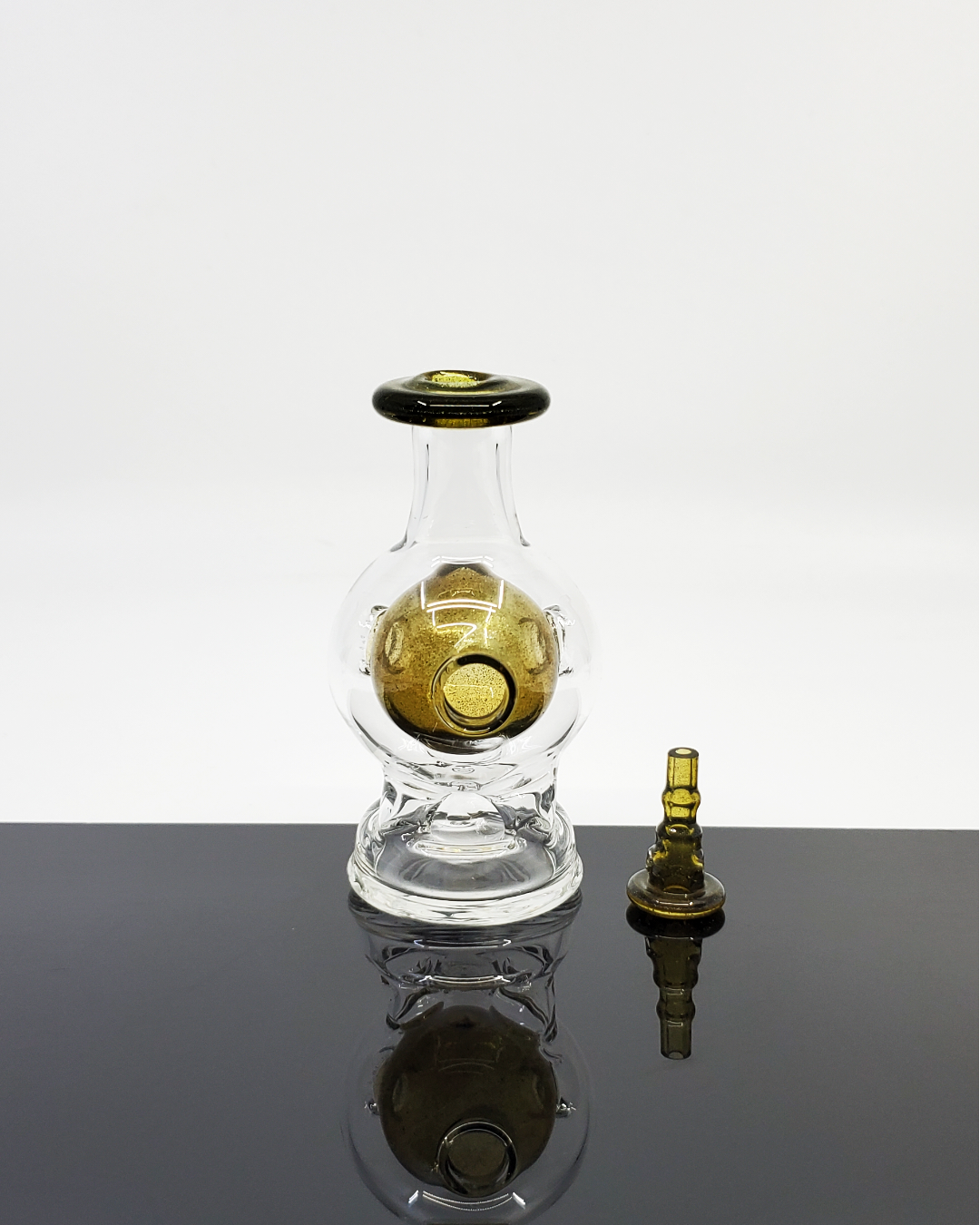 The Glass Mechanic Attachment for Puffco, precision-crafted glass accessory designed to optimize flavor and enhance performance