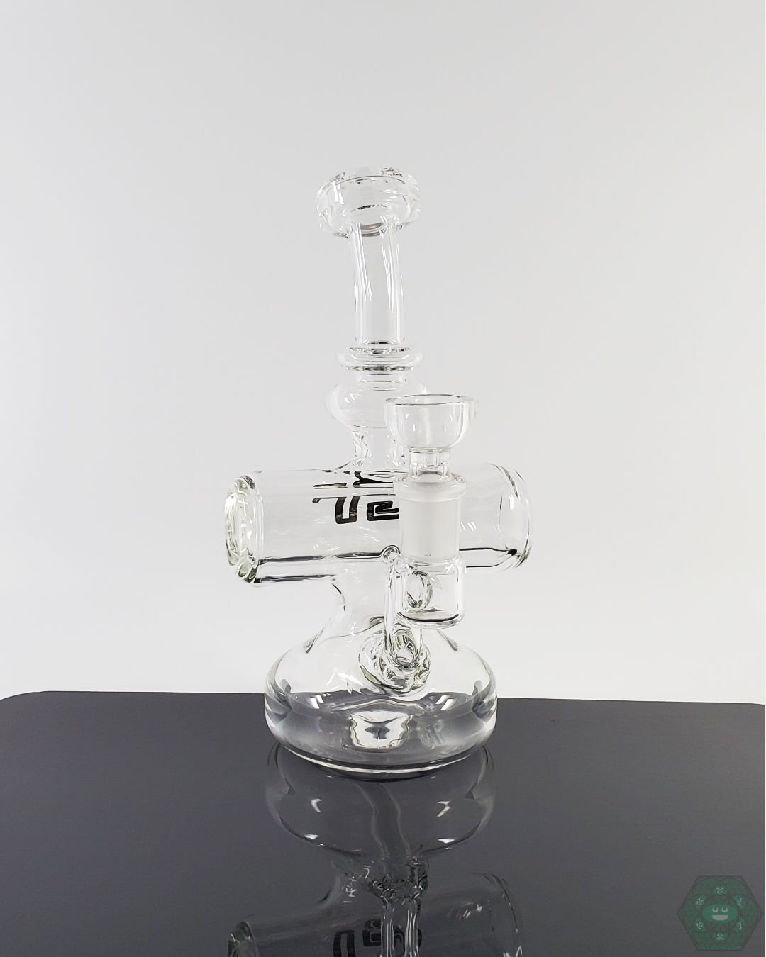 Glass Tribe Mini Eclipse Pendant, compact in size and big on style, available at Headdy Glass for a unique and fashionable accessory