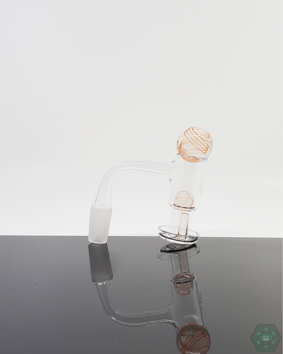 Premium Global Glassworks Slurper Set Combo featuring marble, terp pearls, and a valve for superior concentrate vaporization and flavor.