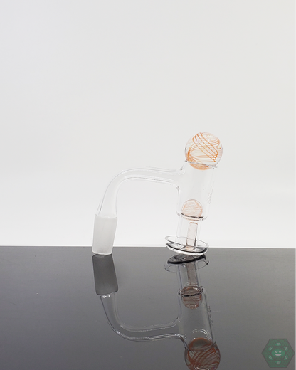 Premium Global Glassworks Slurper Set Combo featuring marble, terp pearls, and a valve for superior concentrate vaporization and flavor.