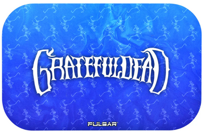 Grateful Dead x Pulsar Metal Rolling Tray & Lid – 11x7 inch rolling tray with Dancing Skellies art, raised sides, colorfast design, and matching lid that attaches magnetically.


