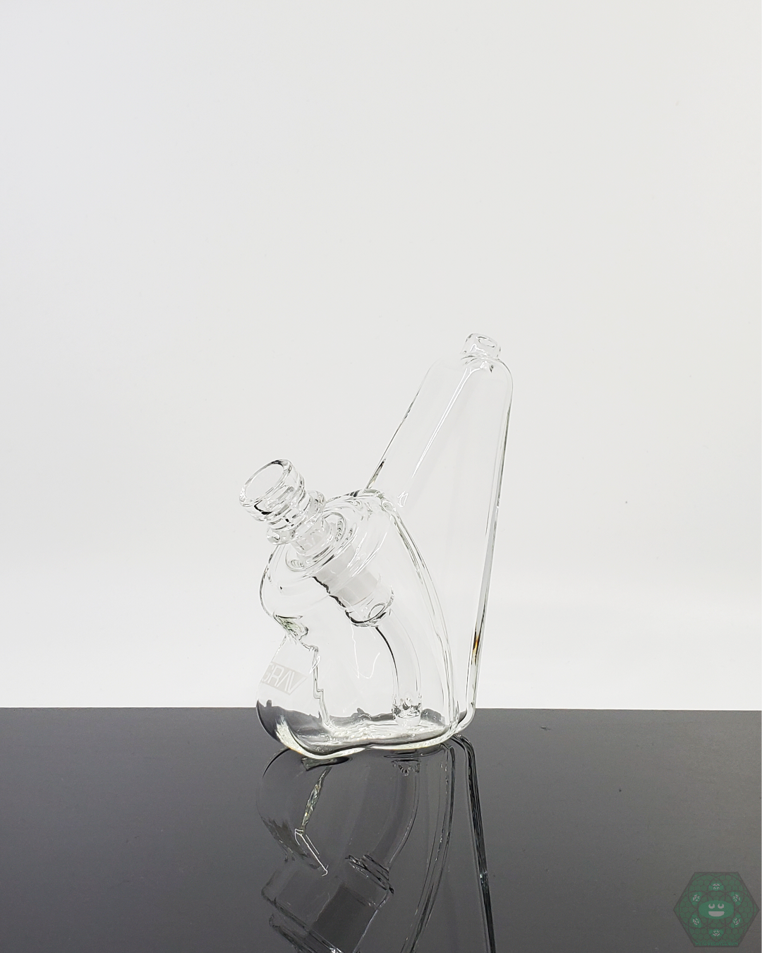 Small and durable Grav Labs Wedge Bubbler, designed for smooth hits and portability in a 4.75-inch size.