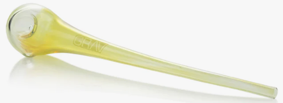 Top view of the Grav Labs Gandalf pipe, displaying the wide bowl and elongated body perfect for comfortable use and sharing.