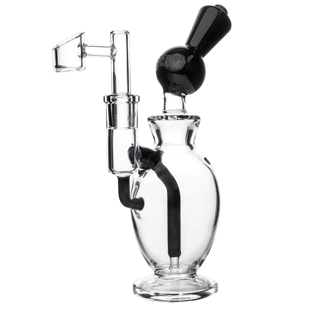  GRAV Labs Orbis Amphora, a compact and efficient glass piece designed for smooth, flavorful hits with classic filtration.