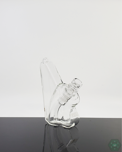 Grav Labs 4.75” Wedge Bubbler – Compact glass bubbler with durable design, offering smooth draws for portable use.