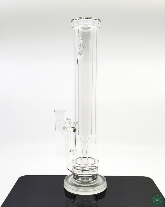  Hamm's Waterworks Outside-In #391 Glass Rig featuring a premium 3-hole percolator, 14mm female 90-degree joint, and high-quality borosilicate glass for smooth, flavorful hits.