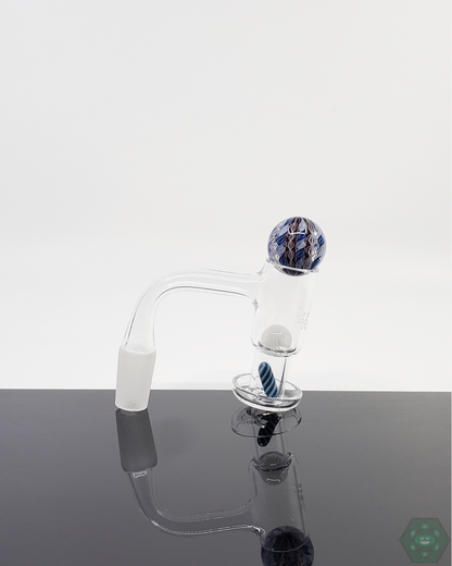 Harold Cooney Glass Slurper Set designed for enriching dabs with terp pearls, marble, and enhanced flavor and airflow.