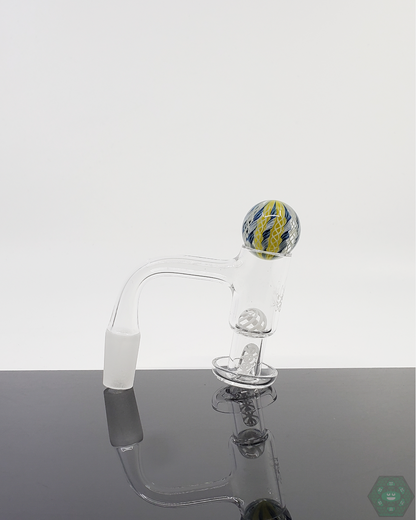 Harold Cooney Glass Terp Pearls and Marble Set designed for improved dabbing with enhanced flavor and airflow in quartz nails.